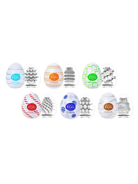 Zestaw 3 masturbatorów Egg Standard 3 Pack 1 Tenga