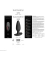 Korek Analny Do Elektrostymulacji Silicone Noir Rocker Butt Plug Medium ElectraStim