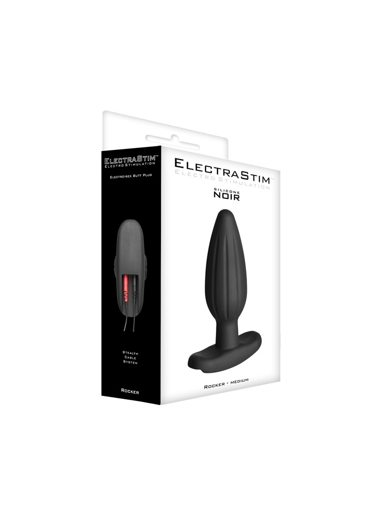 Korek Analny Do Elektrostymulacji Silicone Noir Rocker Butt Plug Medium ElectraStim