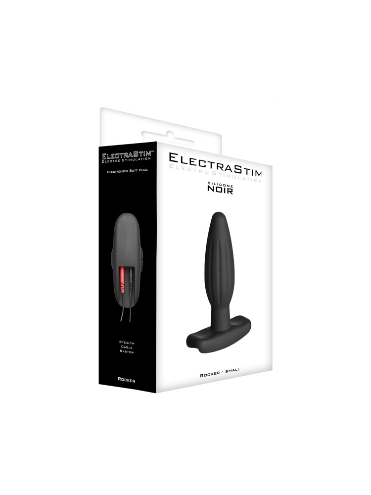 Korek Analny Do Elektrostymulacji Silicone Noir Rocker Butt Plug Small ElectraStim