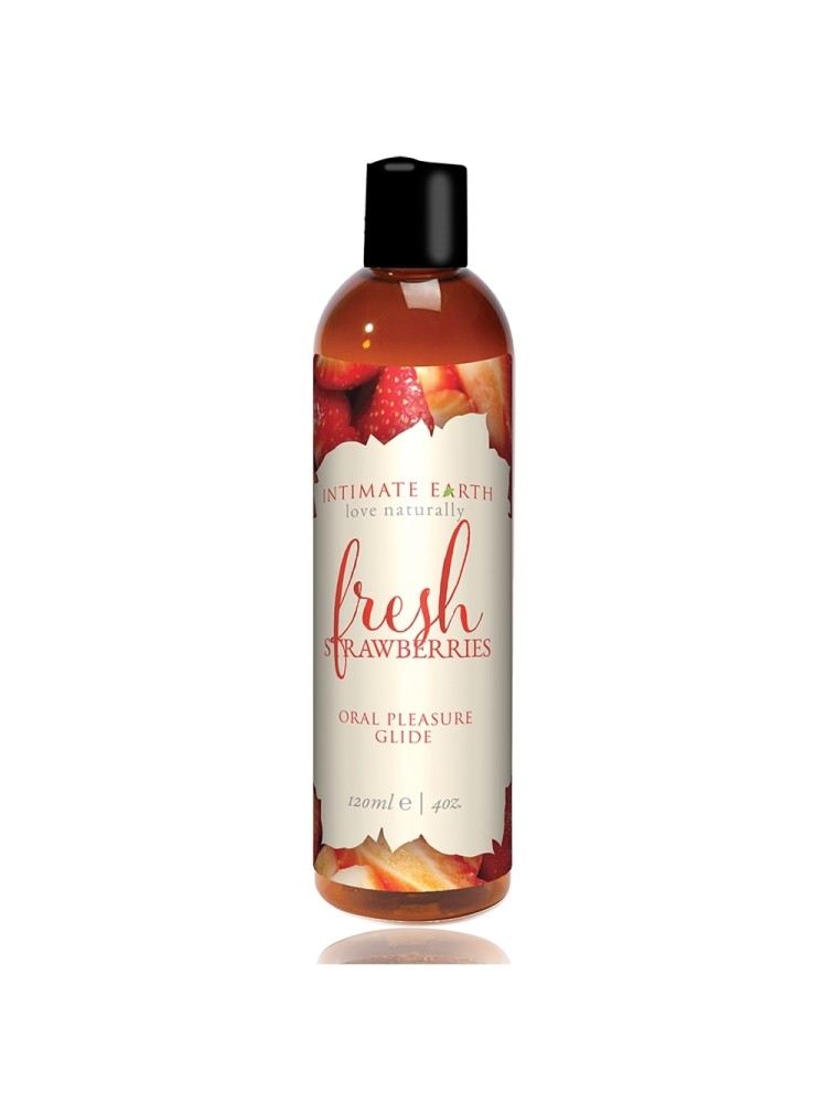 Lubrykant Fresh Strawberries Flavored Glide 120 Ml Intimate Earth
