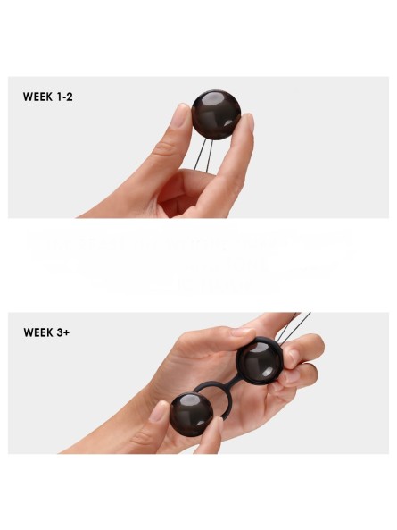 Kulki Gejszy Luna Beads Noir Lelo