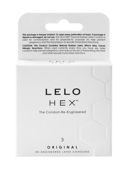 Prezerwatywy Hex Original 3 Lelo