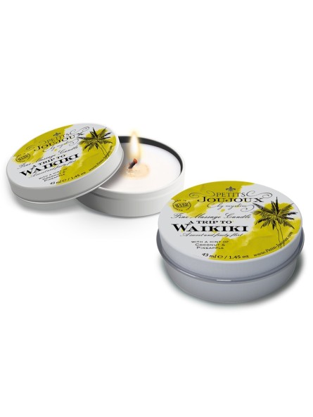 Świeczka Do Masażu Fine Massage Candles A Trip To Waikiki Beach 33 G Petits Joujoux