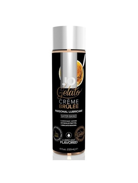 Lubrykant Jadalny O Smaku Lodów Creme Brulee Gelato Creme Brulee Lubricant Water-Based 120Ml System JO