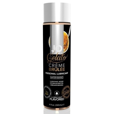 Lubrykant Jadalny O Smaku Lodów Creme Brulee Gelato Creme Brulee Lubricant Water-Based 120Ml System JO