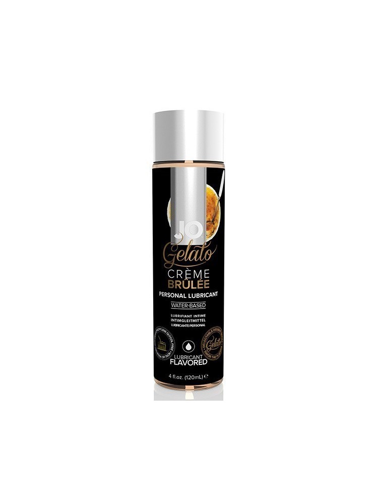 Lubrykant Jadalny O Smaku Lodów Creme Brulee Gelato Creme Brulee Lubricant Water-Based 120Ml System JO