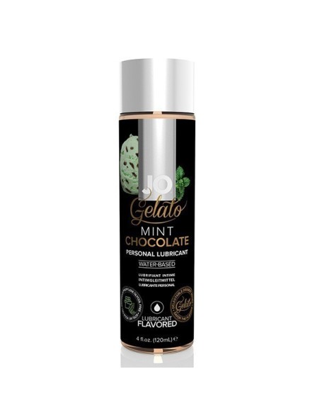 Lubrykant Jadalny O Smaku Lodów Miętowo-Czekoladowych Gelato Mint Chocolate Lubricant Water-Based 120Ml System JO