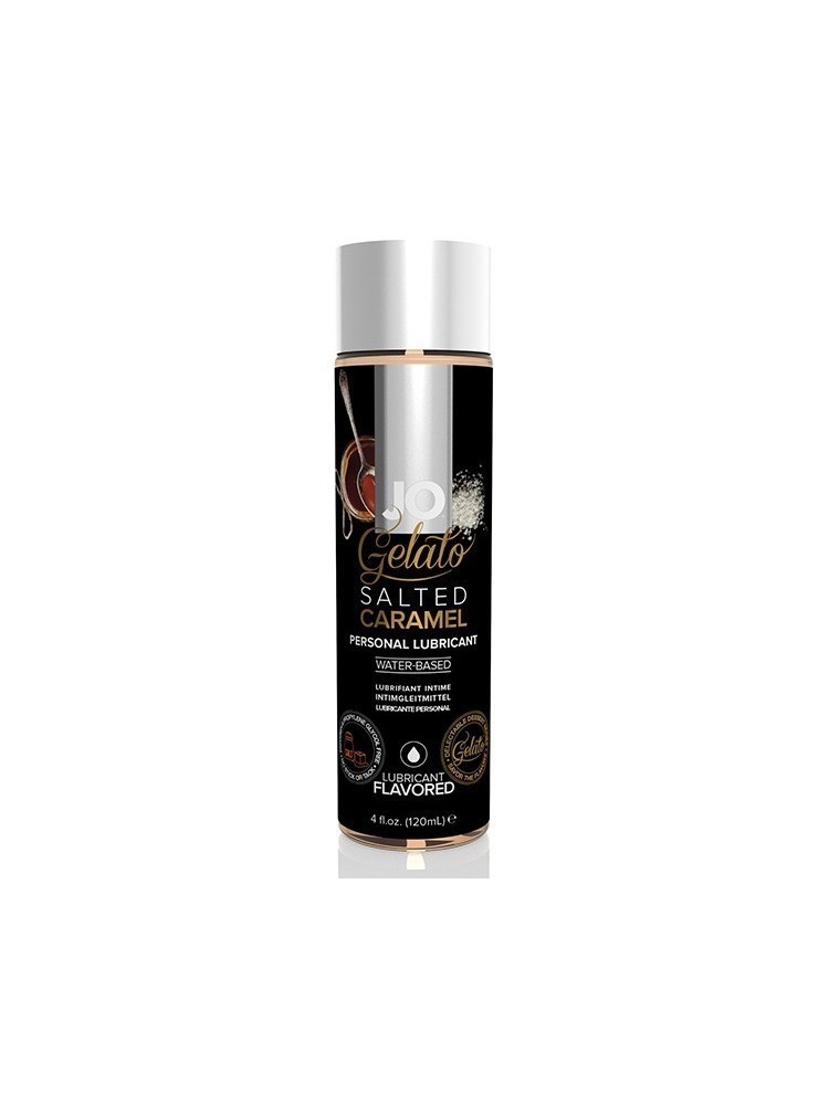 Lubrykant Jadalny O Smaku Lodów Solony Karmel Gelato Salted Caramel Lubricant Water-Based 120Ml System JO