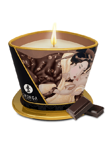 Świeca Do Masażu O Zapachu Czekoladowym Excitation Massage Candle 170 Ml Shunga