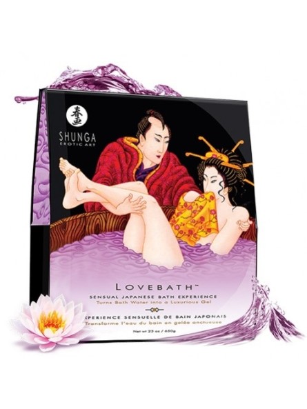 Środek Zmieniający Wodę W Galaretkę O Zapachu Lotosu Lovebath Sensual Lotus Shunga