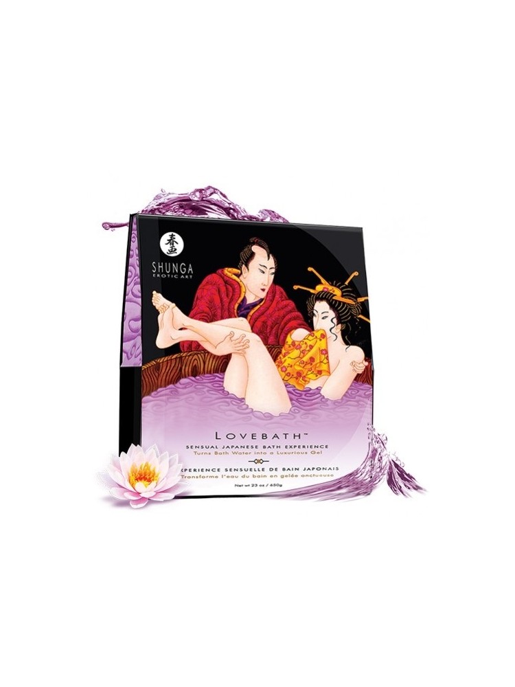 Środek Zmieniający Wodę W Galaretkę O Zapachu Lotosu Lovebath Sensual Lotus Shunga