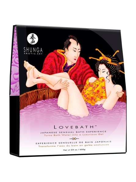 Środek Zmieniający Wodę W Galaretkę O Zapachu Lotosu Lovebath Sensual Lotus Shunga