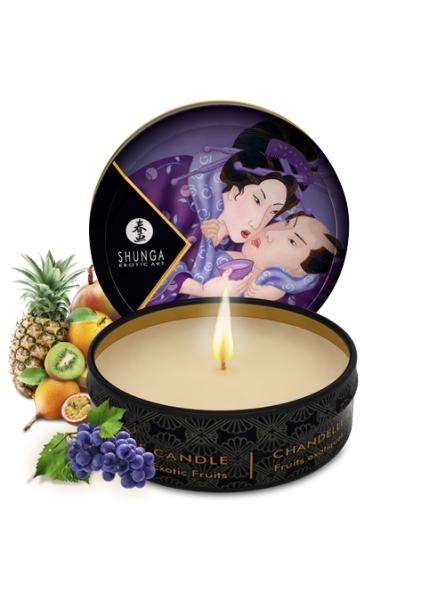 Świeczka Do Masażu O Zapachu Owoców Egzotycznych Libido Massage Candle 30Ml Shunga