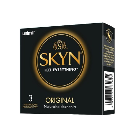 Skyn Original Prezerwatywy Nielateksowe 3 Szt. Unimil