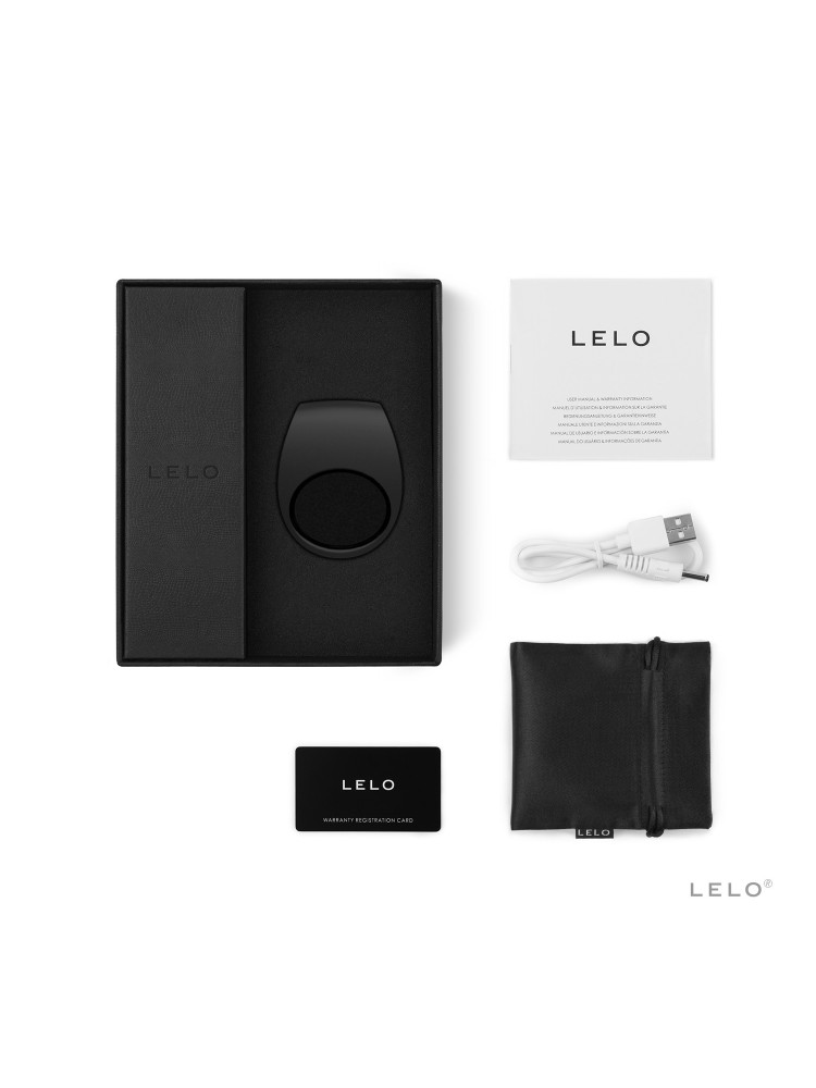 Wibrujący Pierścień Erekcyjny Tor 2 Ring Black Lelo