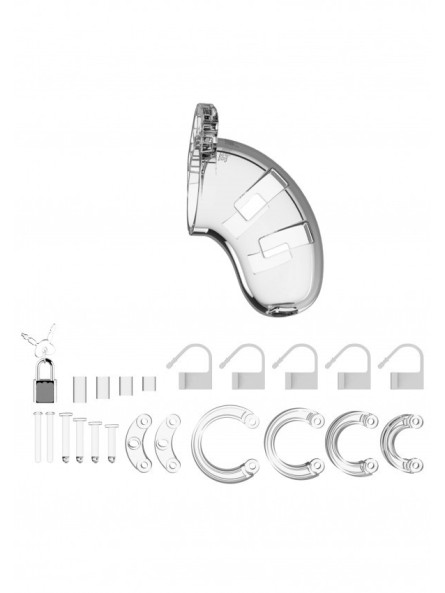 Chastity Model 01 Transparent Pas Cnoty Przeźroczysty Man Cage