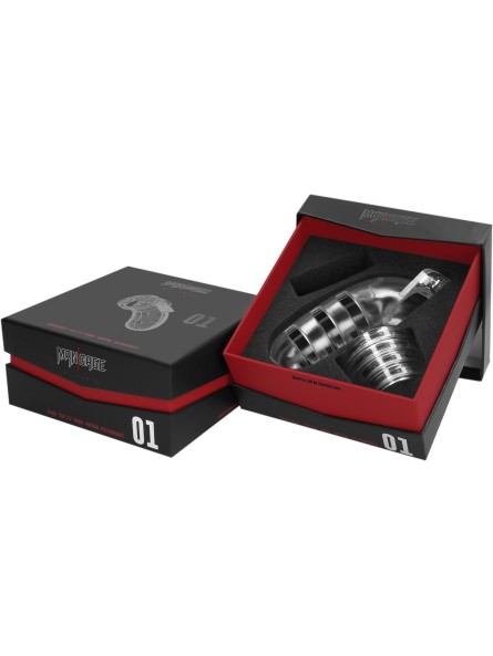 Chastity Model 01 Transparent Pas Cnoty Przeźroczysty Man Cage