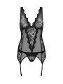 Gorset Ze Stringami Emperita L/Xl Obsessive