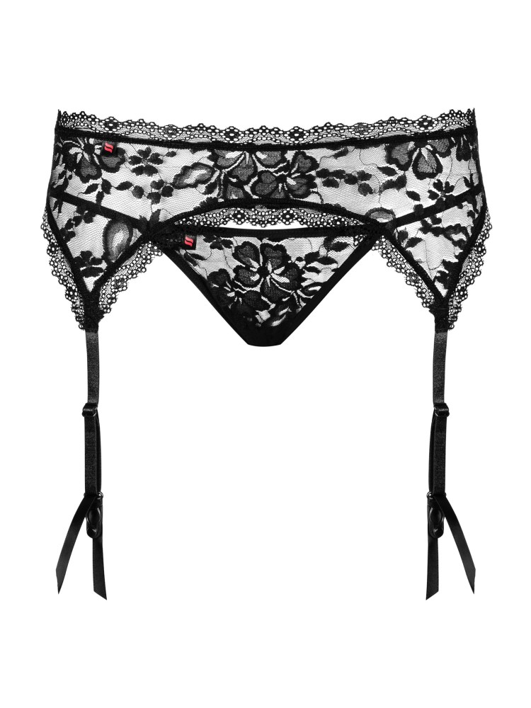 Pas Do Pończoch Ze Stringami Catia L/Xl Obsessive