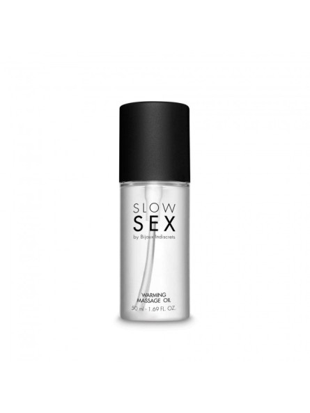 Olejek do masażu Slow Sex Warming Massage Oil Bijoux Indiscrets