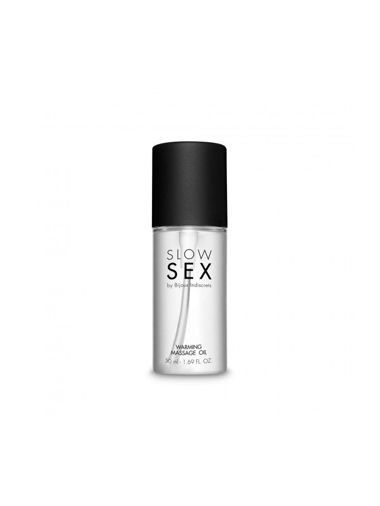 Olejek do masażu Slow Sex Warming Massage Oil Bijoux Indiscrets