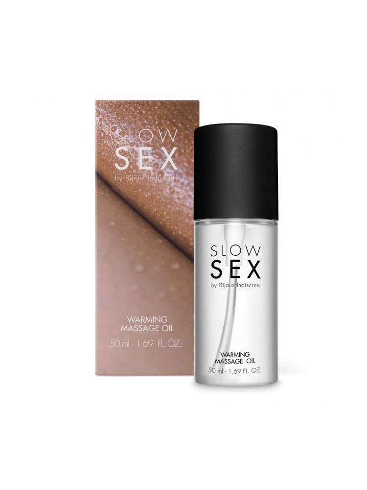 Olejek do masażu Slow Sex Warming Massage Oil Bijoux Indiscrets