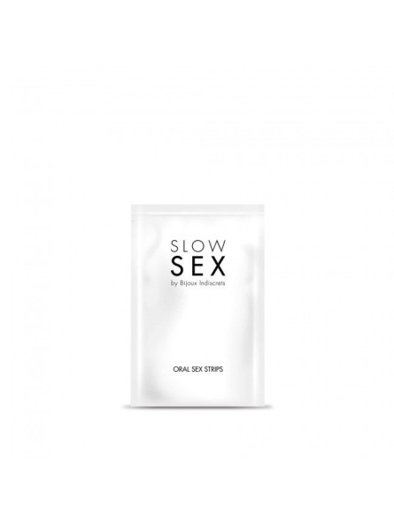 Płatki oralne Slow Sex Oral sex 7 strips Bijoux Indiscrets