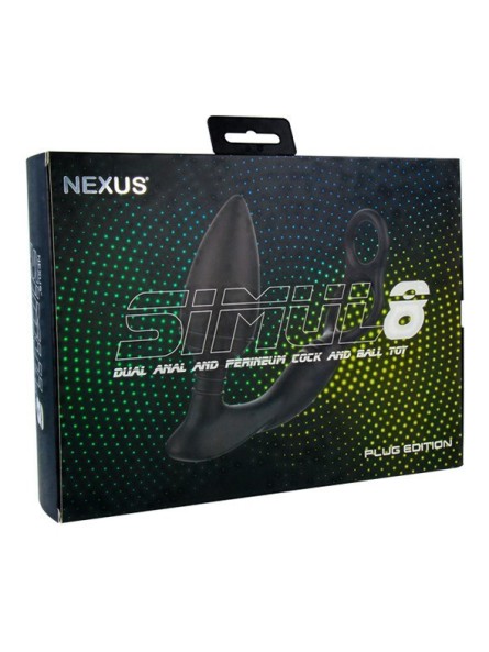 Simul8 Wibrujące Dildo Analne Z Pierścieniami Nexus