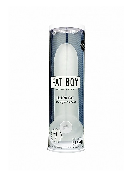 Nakładka Na Penisa Fat Boy Original Ultra Fat Clear Perfect Fit 7"