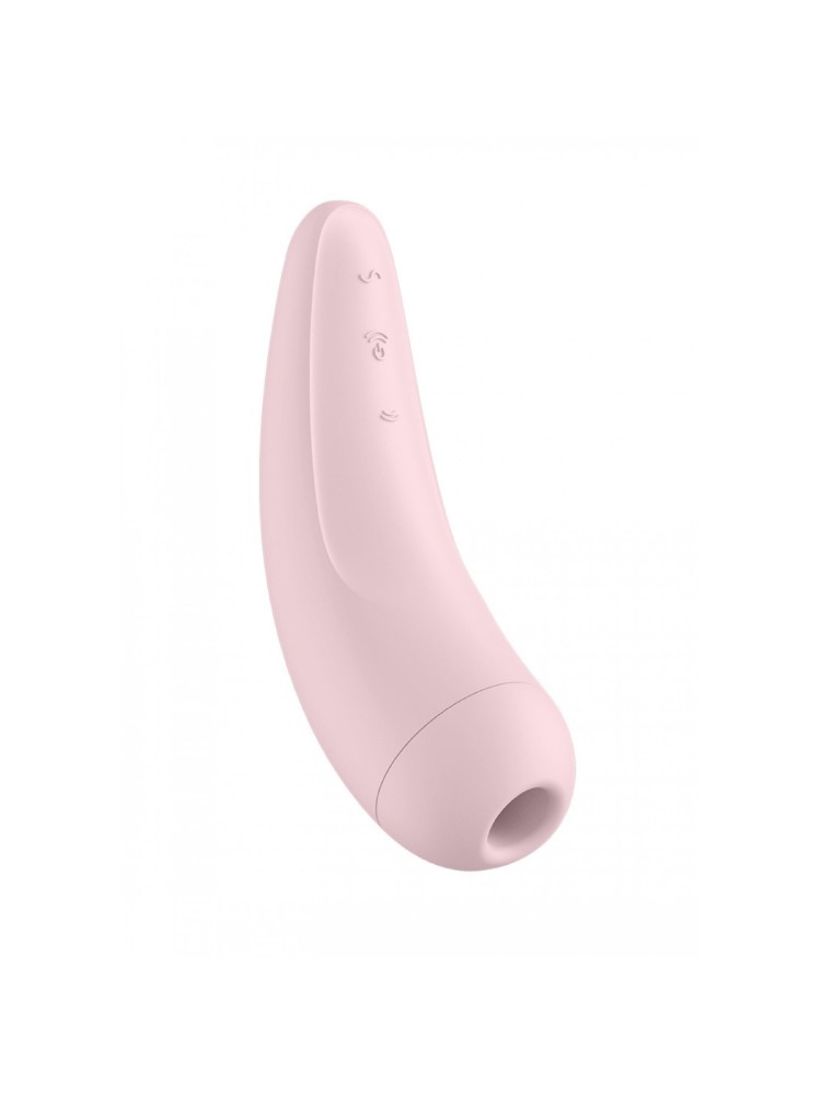 Stymulator Łechtaczki Curvy 2+ Pink With App Satisfyer