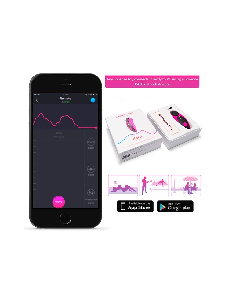 Bezdotykowy Wibrator Sterowany Aplikacją Ferri Lovense