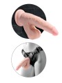 Dildo Z Przyssawką 3D Cock Swinging Balls 7 Inch King Cock