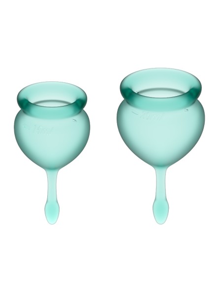 Kubeczki Menstruacyjne Feel Good Menstrual Cup Set Satisfyer