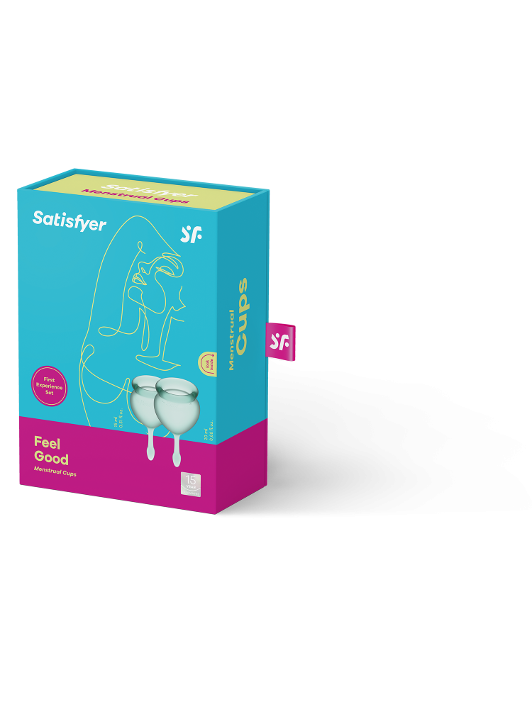 Kubeczki Menstruacyjne Feel Good Menstrual Cup Set Satisfyer