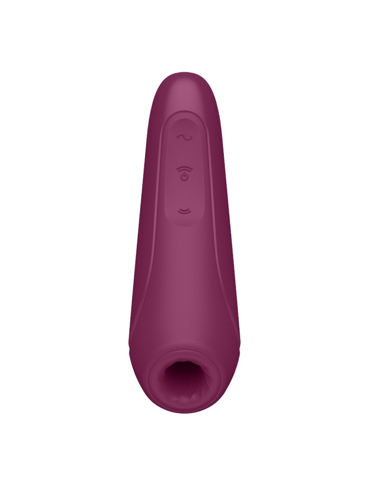 Stymulator Łechtaczki Curvy 1+ Rose Red With App Satisfyer