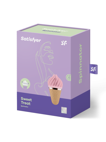 Stymulator Łechtaczki Sweet Treat Spinnator Pink Satisfyer