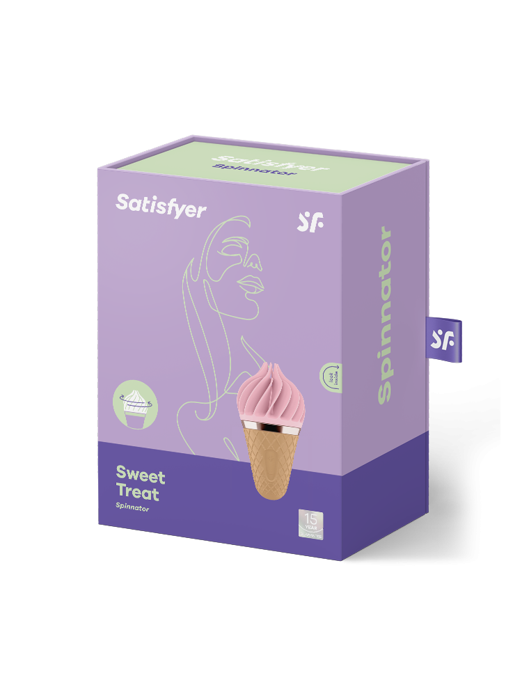 Stymulator Łechtaczki Sweet Treat Spinnator Pink Satisfyer