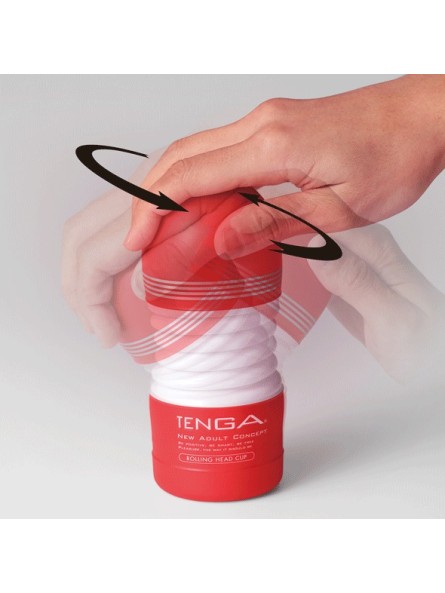 Masturbator Rolling Head Cup Strong Tenga