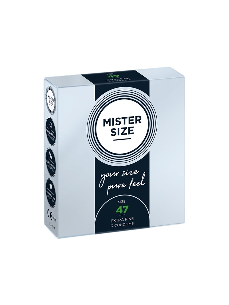 Condoms 47 Mm 3 Pieces Mister.Size
