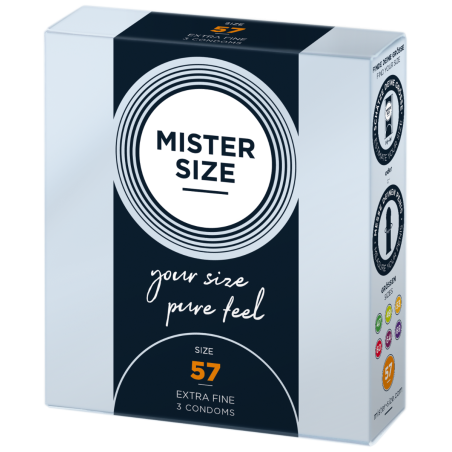 Condoms 57 Mm 3 Pieces Mister.Size