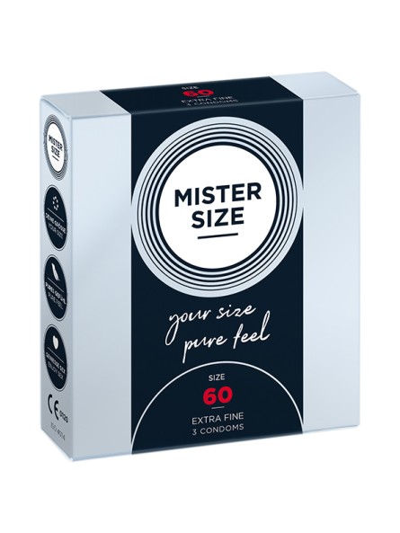 Condoms 60 Mm 3 Pieces Mister.Size