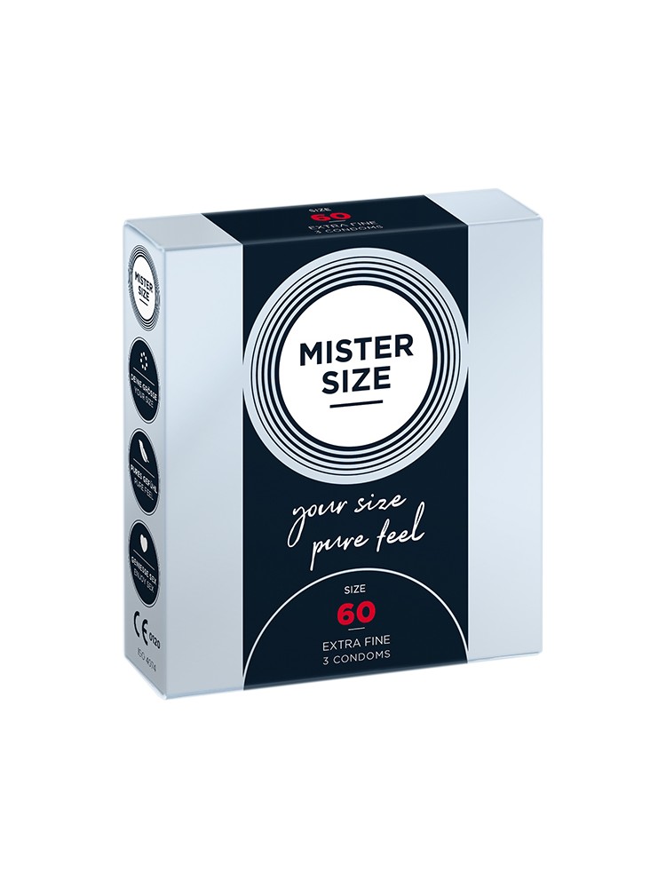 Condoms 60 Mm 3 Pieces Mister.Size