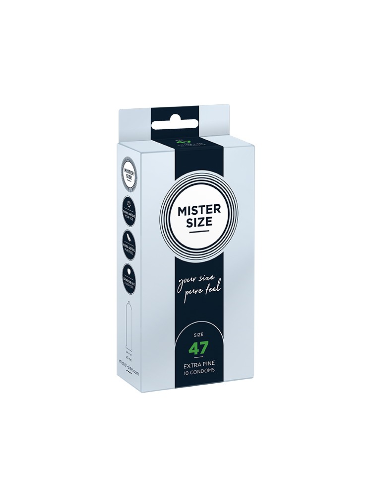 Condoms 47 Mm 10 Pieces Mister.Size
