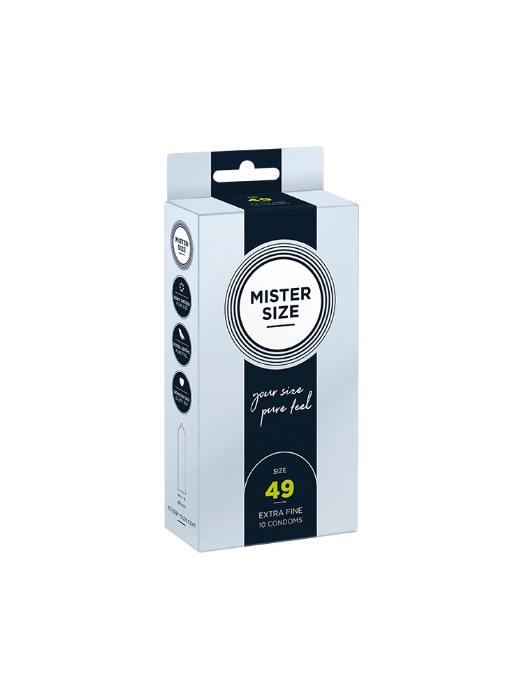 Condoms 49 Mm 10 Pieces Mister.Size