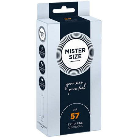 Condoms 57 Mm 10 Pieces Mister.Size