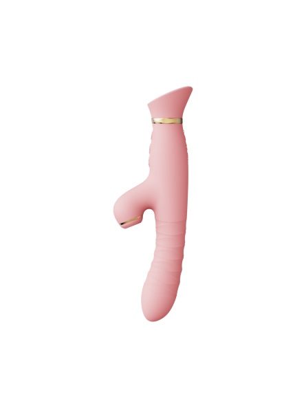Wibrator Wielofunkcyjny Rose Thruster Strawberry Pink Zalo