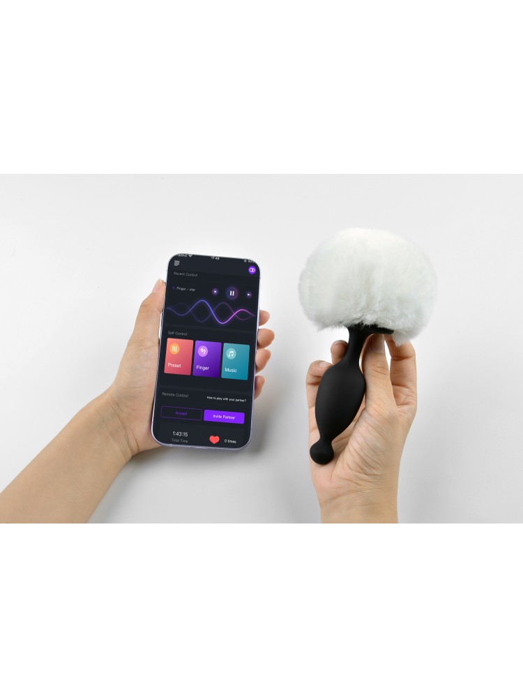 Korek Analny Z Ogonkiem Magic Bunny Magic Motion