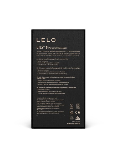Masażer Łechtaczki Lily 3 Dark Plum Lelo