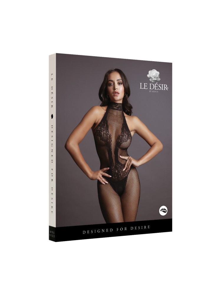 Bodystocking Fishnet And Lace Black Os Le Désir